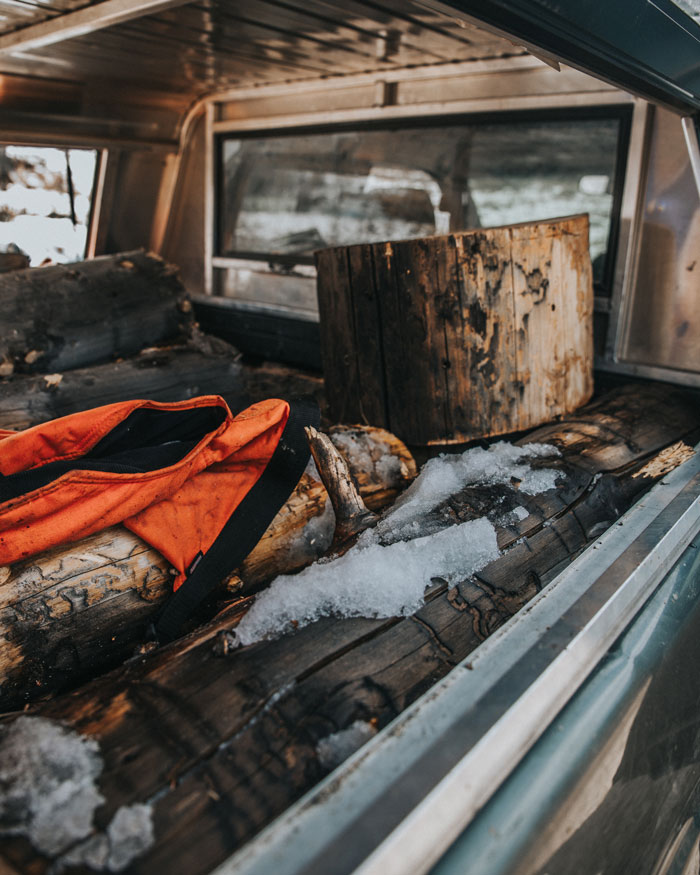 Seek out textures and other objects as your main subject and let the snow compliment your composition,
